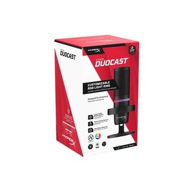 беспроводной микрофон: Hyperx duocast rgb игровой микрофон, также пойдёт для стримов — 5