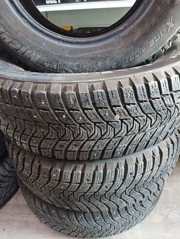 Шины 205 / 65 / R 15, Зимняя шипованная, Б/у, Комплект, Легковые, Россия, Michelin