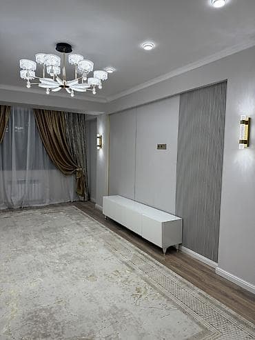 вагон чолпон ата: 2 бөлмө, 67 м², Элитка, 7 кабат, Дизайнердик ремонт — 1