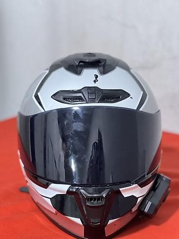 шлем: Мотошлем, Б/у — 3