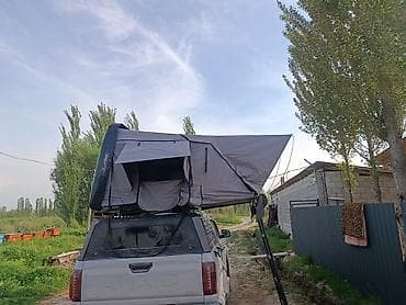 ночной виденя: Автомобильная палатка на крыше (roof-top tent) с выносным тентом и — 2