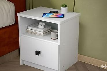 ниже: Прикроватная тумба белого цвета. можно сделать в любом цвете и — 4