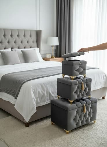 шатер продаю: Сундук, Новый, Для приданого невесты, Дерево, цвет - Серый — 2