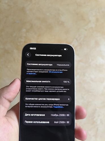 aphone 13: IPhone 17 Pro, Новый, 256 ГБ, Natural Titanium, Коробка, 100 % — 4