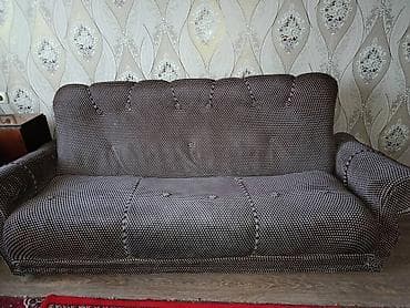 двуспальный диван бу: Прямой диван, Б/у — 3