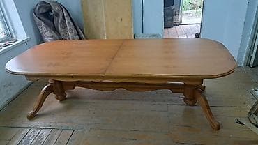 stol: Стол для зала, Б/у, Раскладной, Овальная — 2