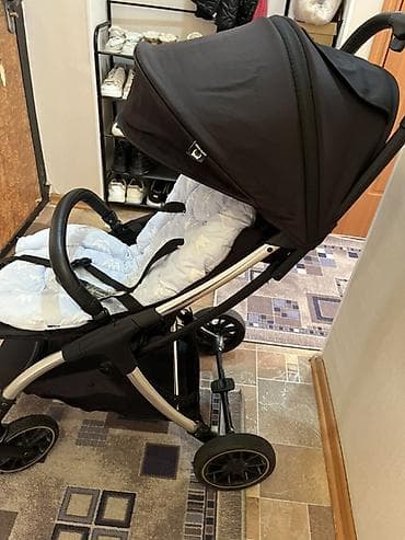 прогулочные коляски с надувными колесами: Коляска, цвет - Черный — 1