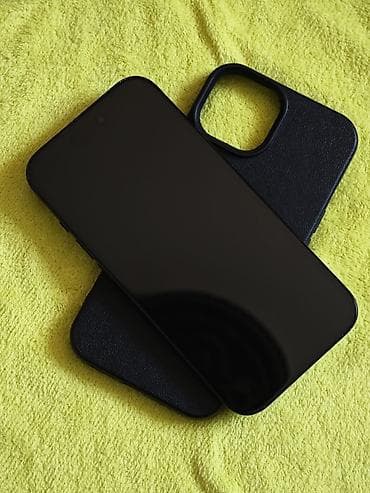 телефоны айфон в бишкеке: IPhone 15, Б/у, 128 ГБ, Черный, Чехол, Кабель, 85 % — 4