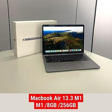 Macbook Air 13 M1 - Процессор: Apple M1 - Оперативная память: 8gb -