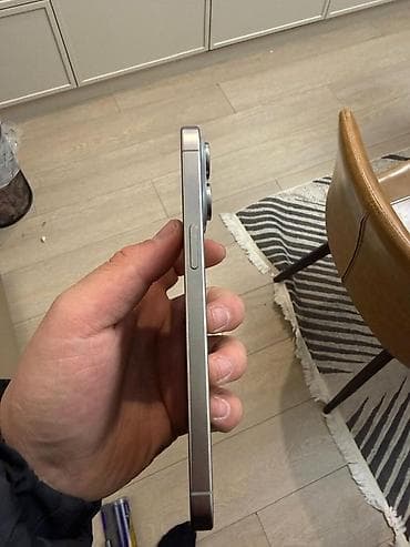 iphone 9 plus: IPhone 15 Pro Max, Б/у, 1 ТБ, Natural Titanium, Защитное стекло, 88 % — 3