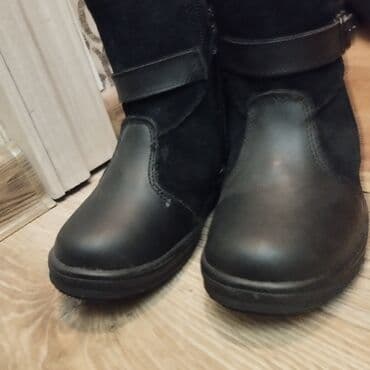 дордой обувь: Детские зимние сапоги, цвет черный. - Материалы: комбинированная кожа — 7