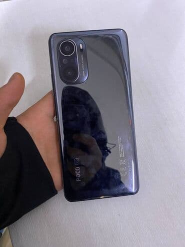 телефоны xiaomi redmi 10 с: Poco F3, Б/у, 128 ГБ, цвет - Черный — 1