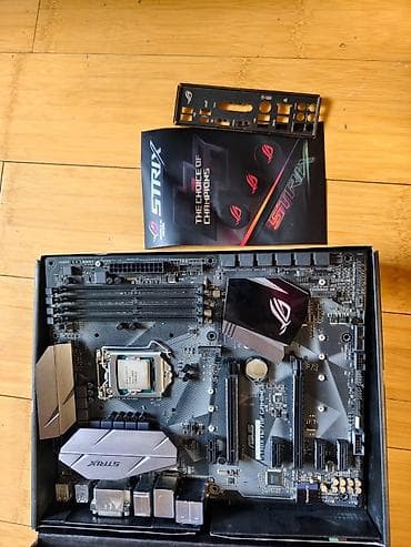 hyperx pulsefire haste wireless: Материнская плата ASUS ROG Strix B250F Gaming и процессор i5-6500( — 1