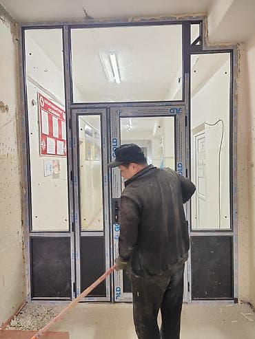 скрытая дверь: Алюминиевые и ПВХ светопрозрачные конструкции под заказ - Витражные — 2