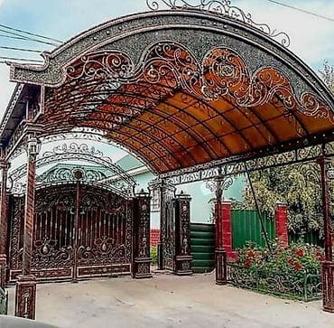 дрова: Навес, Двускатный, Металл, Профнастил — 5