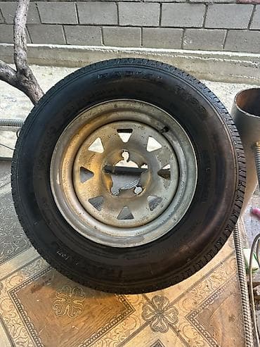 forester 2003: Колеса в сборе 185 / R 14, Всесезонная, Б/у, 1 шт, Легкий коммерческий транспорт (C/LT), Железные, отверстий - 5 — 1