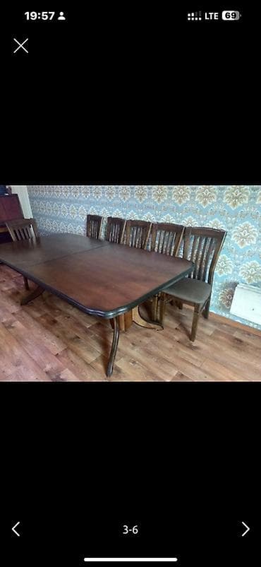 Сантехника: Стол и стул для зала, цвет - Коричневый — 3