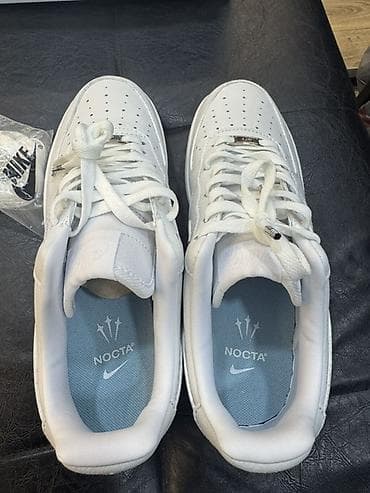 черные форсы: Мужские кроссовки, 42.5, Nike, Новый, цвет - Белый, Самовывоз — 4