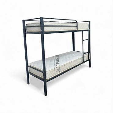 Керебеттер: Продаем новую металлическую двухъярусную кровать в ослепительно белом — 2