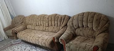 обивка мягкой мебели: Комплект мягкой мебели, цвет - Бежевый — 2