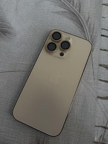 часы железные: IPhone 14 Pro, Б/у, 512 ГБ, Золотой, 87 % — 1
