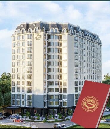 пол дом бишкеке: 1 комната, 52 м², Элитка, 10 этаж, ПСО (под самоотделку) — 13