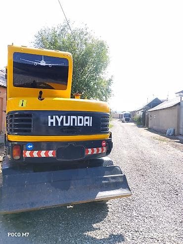 мини экскаватор с гидромолотом: Экскаватор, Hyundai, 2012 г., Колесный — 8