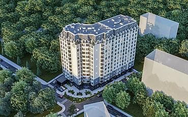 купить квартиру с котлована бишкек: 1 комната, 44 м², Элитка, 8 этаж, Готовая ПСО (под самоотделку) — 1