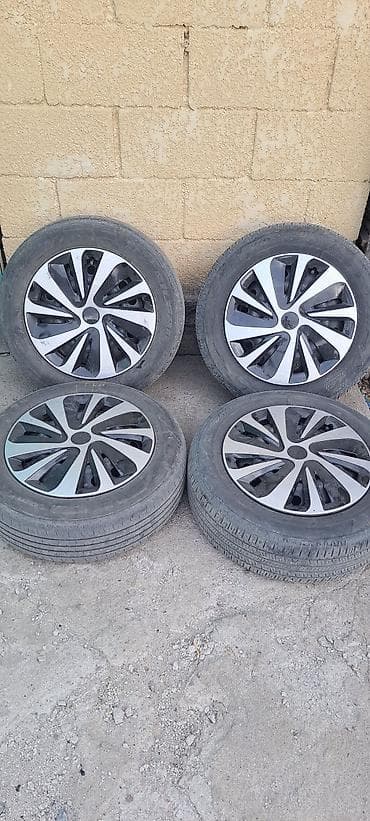 mercedes long: Колеса в сборе 185 / 65 / R 15, Лето, Б/у, Комплект, Легковые, Литые, отверстий - 4 — 1