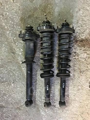 lancer: Комплект амортизаторов Mitsubishi 2001 г., Б/у, Оригинал, Япония — 2