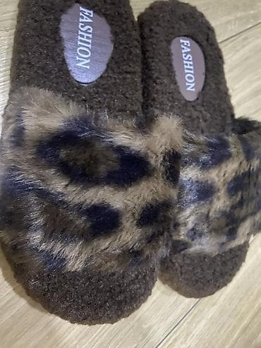 Домашние тапочки: Домашние тапочки, 36, 37, Новый, цвет - Коричневый — 1