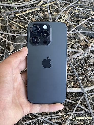 Техника и электроника: IPhone 16 Pro, Б/у, 256 ГБ, Black Titanium, Защитное стекло, Чехол, 90 % — 1