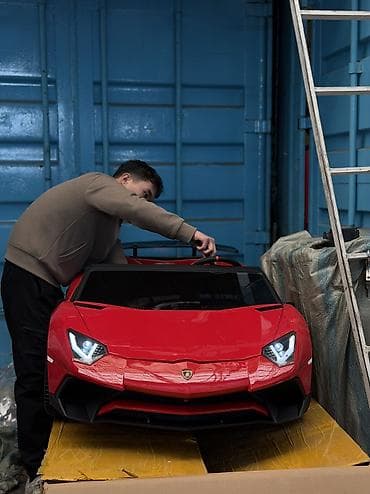 мишки мягкие: Детский электрокар, Новый — 1