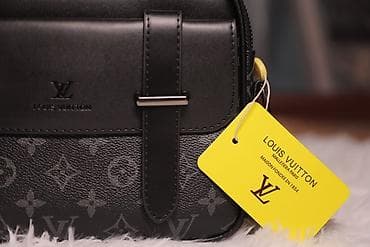 Сумки: Классическая сумка, Louis Vuitton, Материал: Экокожа, Застежка на молнии, Мужские, Новый — 6