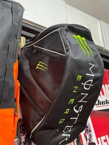 фонарик для велосипедов: Моторюкзак Monster Energy Helmet имеют форму шлема и вмещает в себя — 4