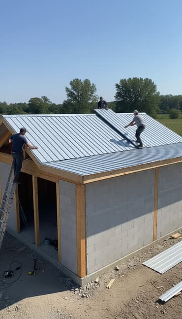 Профнастил металлический, оцинкованный, серый. Характеристики: -