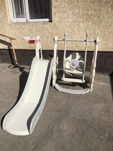 качели для детского сада: Горка с качелей Детская горка Качели Детская горка с качелей — 3