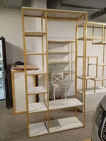 стеклянная полка: Полка для магазина, Железо — 3