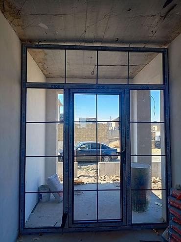 Лестницы и комплектующие: Пластиковое окно на заказ, Тип окна: Панорамные, Декоративные особенности: Фрамуга, Платная установка, В рассрочку — 2