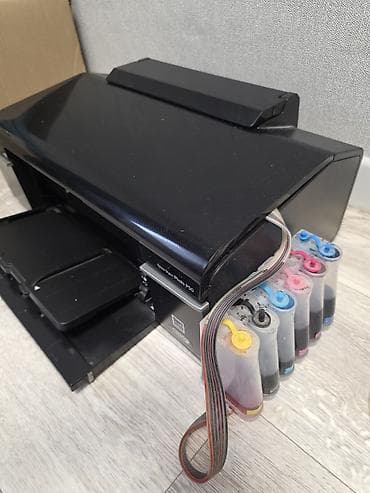Принтеры и МФУ: Принтер Epson P50 с снпч на запчасти или под восстановление. засохли — 2