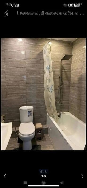 долгосрочные квартиры гоин: 1 комната, Душевая кабина, Постельное белье, Кондиционер — 4