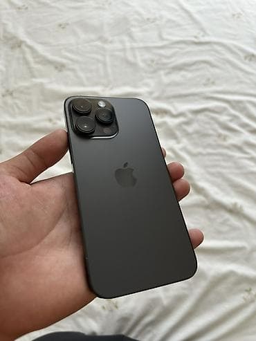 Мобильные телефоны и аксессуары: IPhone 14 Pro Max, Б/у, 256 ГБ, Черный, Защитное стекло, Чехол, 80 % — 1
