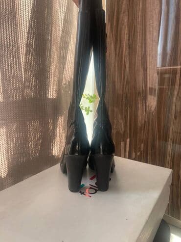 женская модельная обувь больших размеров: Сапоги, 37, Guess, Новый, цвет - Черный, Бесплатная доставка, Самовывоз — 3