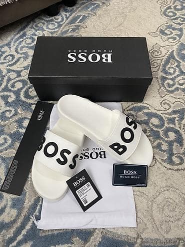барсетки boss: Мужские сандалии, 43, Hugo Boss, Новый, цвет - Белый, Самовывоз — 4