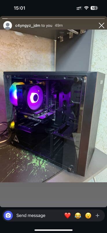 core i5 10400: Компьютер, ядер - 32, ОЗУ 32 ГБ, Игровой, Б/у, Intel Core i5, NVIDIA GeForce RTX 3050, HDD + SSD — 1