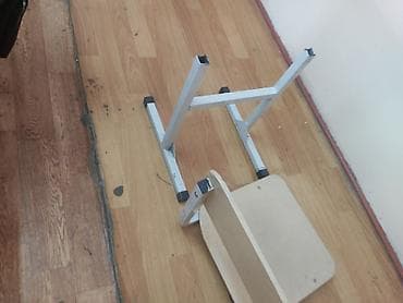 foldable table: Столик для завтрака, Б/у, цвет - Серый — 1