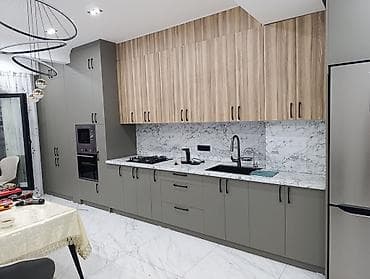 двуспальная: Спальный гарнитур, Двуспальная кровать, ДСП, цвет - Серый — 7