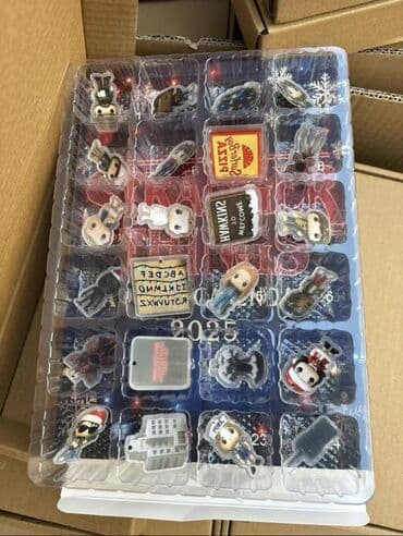 подарок детям: Адвент-календарь 2025 “Stranger Things” (24 сюрприза) плоские брелки — 2