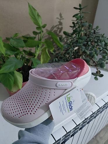 Сабо: Сабо, 37.5, Crocs, Новый, цвет - Розовый — 4