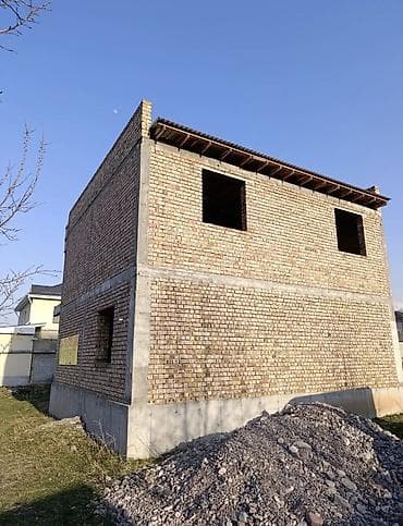 Үйлөр: 🏡 Продаётся недостроенный двухэтажный кирпичный дом 📍 с. Кой-Таш | 1 — 5